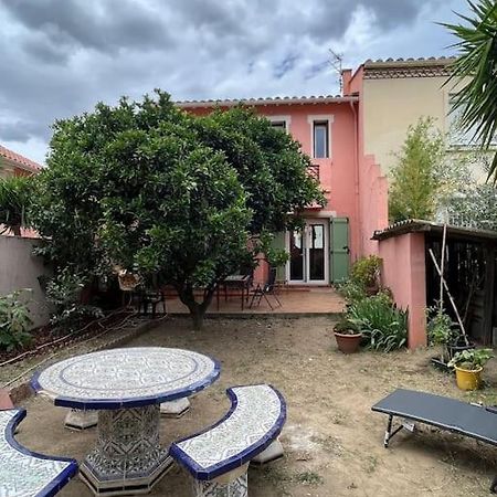 Maison De Village Vintage Avec Grand Jardin Elne Bagian luar foto